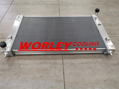 Aluminum Radiator + Blue Hose for Holden VT VX VU HSV Commodore V8 (1997-2007)