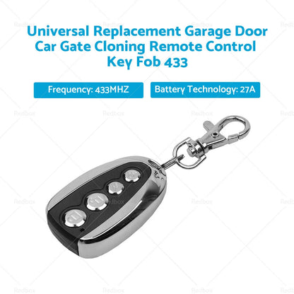 433Mhz Universal Garage Door Remote Key Fob for Various Models