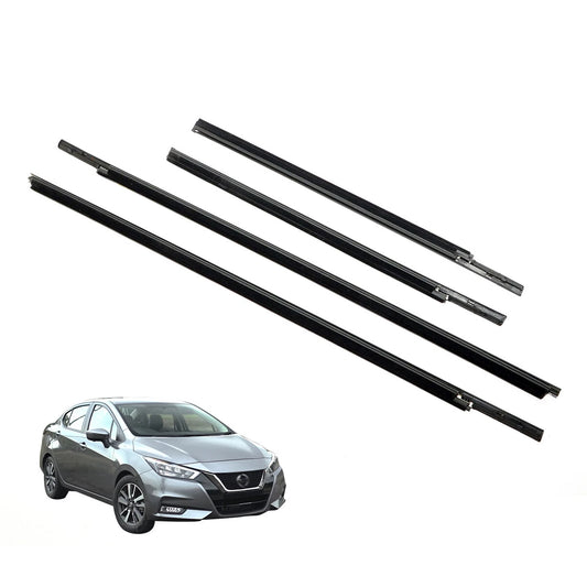 Rear Door Belt Molding Set for Nissan Almera Versa Latio Sunny 2011-2019