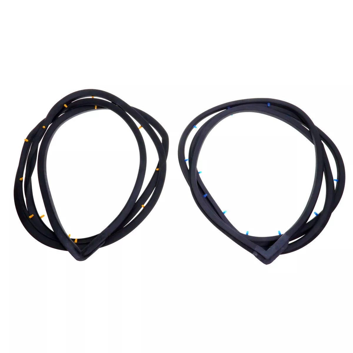 Rear Door Weatherstrip x2 for Nissan Datsun Sunny 120Y B210 Sedan 1973-1978
