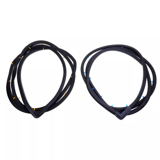 Rear Door Weatherstrip x2 for Nissan Datsun Sunny 120Y B210 Sedan 1973-1978