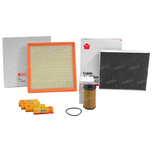 Air Oil Filters Spark Plugs Service Kit for Holden Cruze JG JH 4cyl 09-17