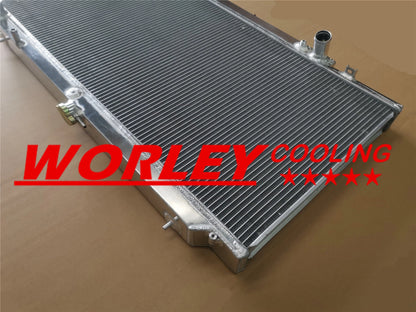 Aluminum Radiator + BLACK Hoses for Nissan Patrol Y61 Diesel (2000-2007)