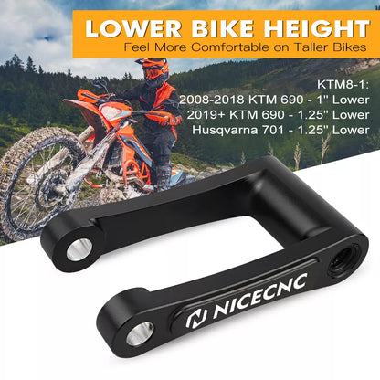 1.25" Lowering Link for Husqvarna 701 Supermoto, Enduro (2016-2024)