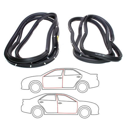 Front Door Weatherstrip Seals for Mitsubishi Colt Lancer 1979-1987