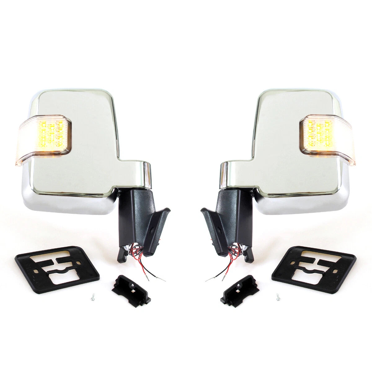 Chrome Door Mirror for Toyota Land Cruiser FJ60 FJ62 HZJ75 1980-1990