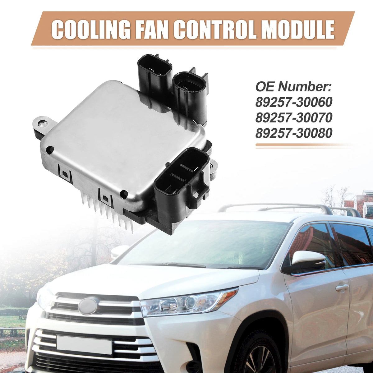 Fan Controle Module Engine Cooling Fan Control Module for Toyota (Fits Various Models ...