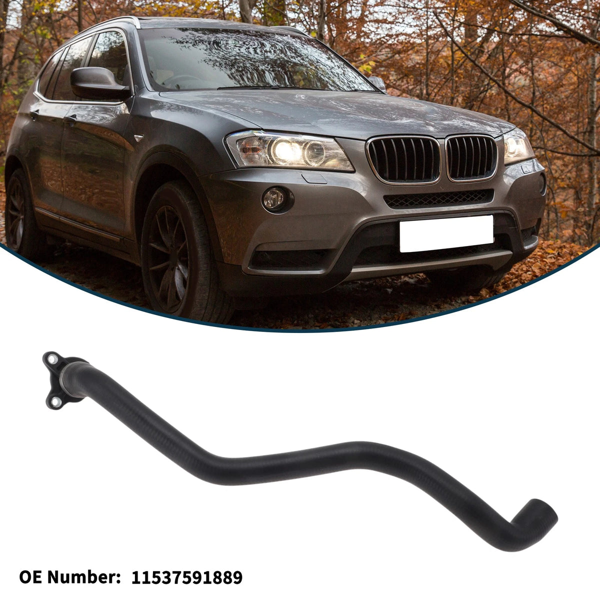 Radiator Hose for BMW X3 3.0L 2009-2017 Coolant Pipe (2009-2017 ...