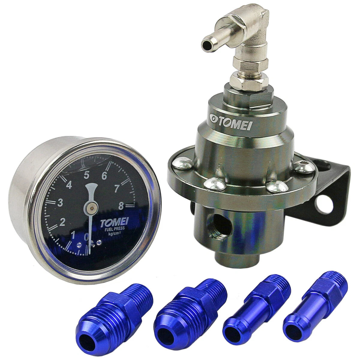 Adjustable Fuel Pressure Regulator with Gauge for Turbo EFI Engine ...