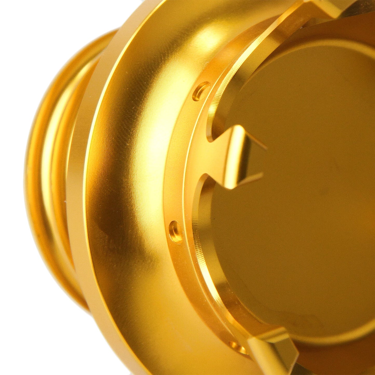 1 x Gold Gas Cap Cover for Harley Softail, Dyna, Road King