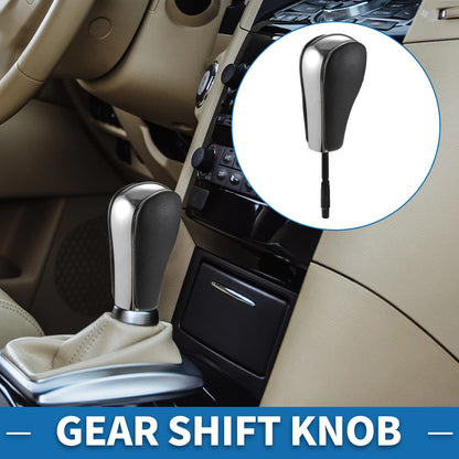 Automatic Gear Shifter Knob for BMW 1 Series E81 2006-2011 Faux Leather Chrome