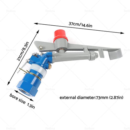 1'' Irrigation Spray Tool 360° Adjustable Sprinkler for Various Models