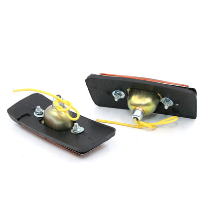 Amber Side Marker Light x2 for Toyota Celica Coupe 2200 GT 1970-1977