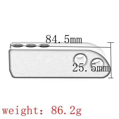 1 x Chrome Headlight Extension Block for Harley Softail Dyna (2006-2023)