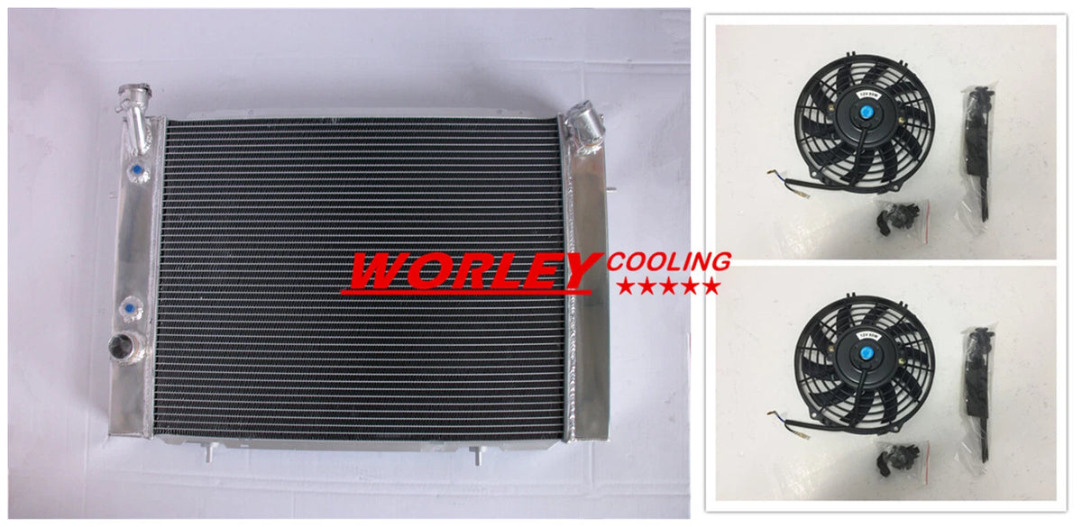 Radiator + 2 Fans for Holden Commodore VB VC VH VK V8 (1979-1985 ...