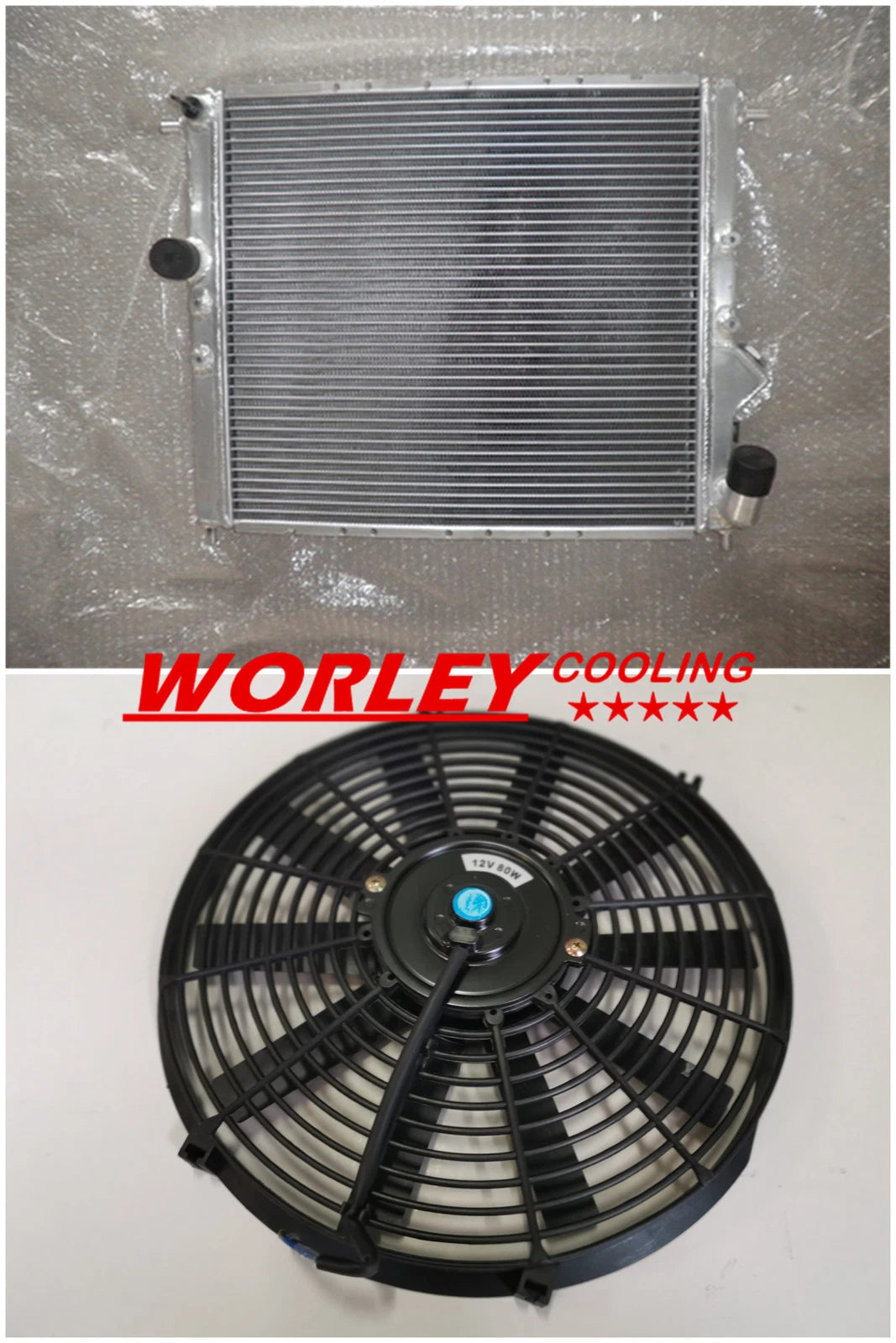Alloy Radiator & Fan for Renault Clio 16S/Williams MT 1.8L/2.0L (93-98)