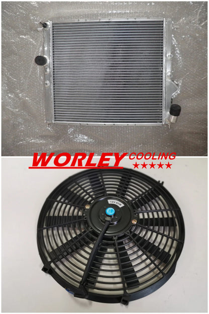 Alloy Radiator & Fan for Renault Clio 16S/Williams MT 1.8L/2.0L (93-98)