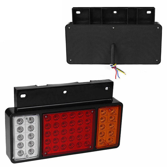 1 Pair 24V LED Rear Tail Lights for Isuzu Elf Truck (2000-2023)