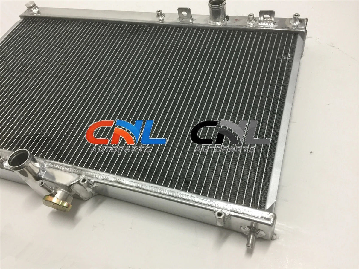 2 Row Aluminum Radiator for Mitsubishi Lancer Evolution EVO 7/8 (2001 ...