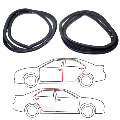 Rear Door Inner Weatherstrip for Nissan Datsun 230/240C/260C 1971-1975