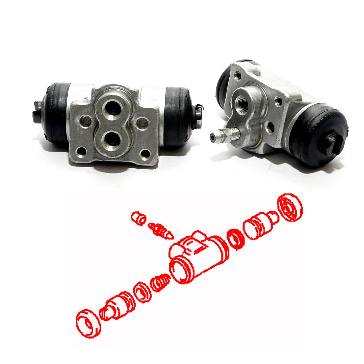 7/8 Rear Brake Cylinders for Mitsubishi Triton L200 KA4T KB9T 2005-2015