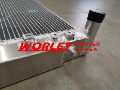 Aluminum Radiator + Blue Hose for Holden VT VX VU HSV Commodore V8 (1997-2007)