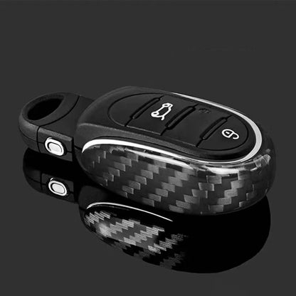 1 x Dry Carbon Fiber Key Fob Case for MINI F54 F55 F56 F57 F60 (2014-2023)