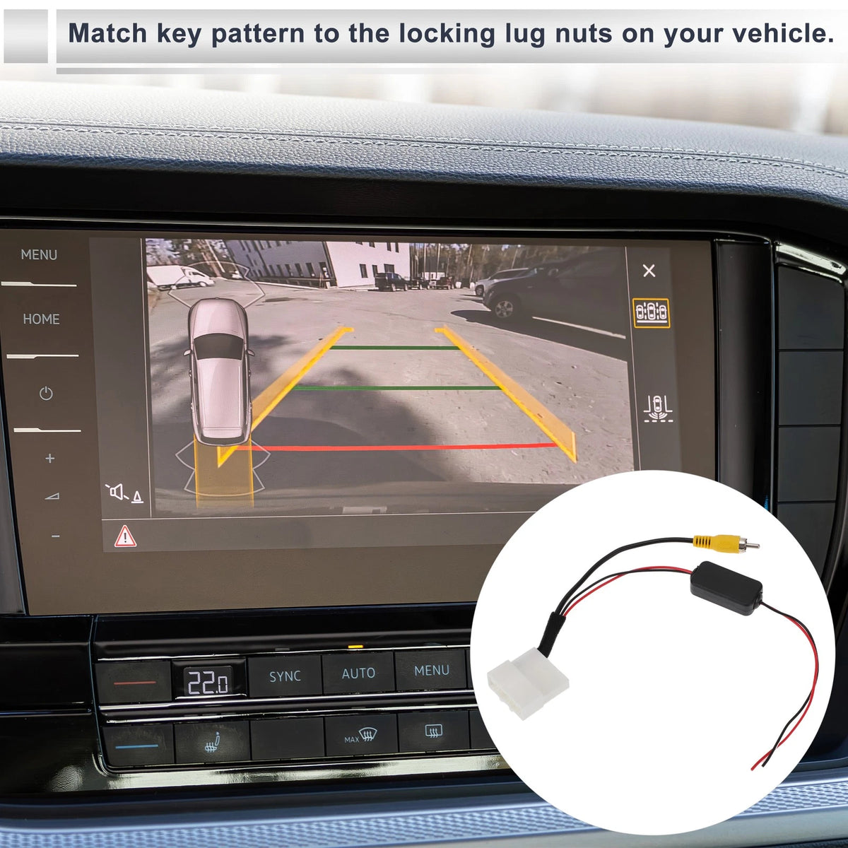 Rear View Camera Adapter Wire Harness Cable for Toyota RAV4 (2013-2018 ...