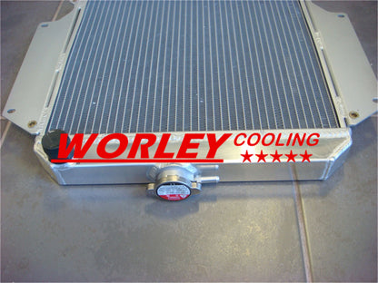 Aluminum Radiator + Black Hoses for Suzuki Sierra 1.3 SJ413 (1981-1996)