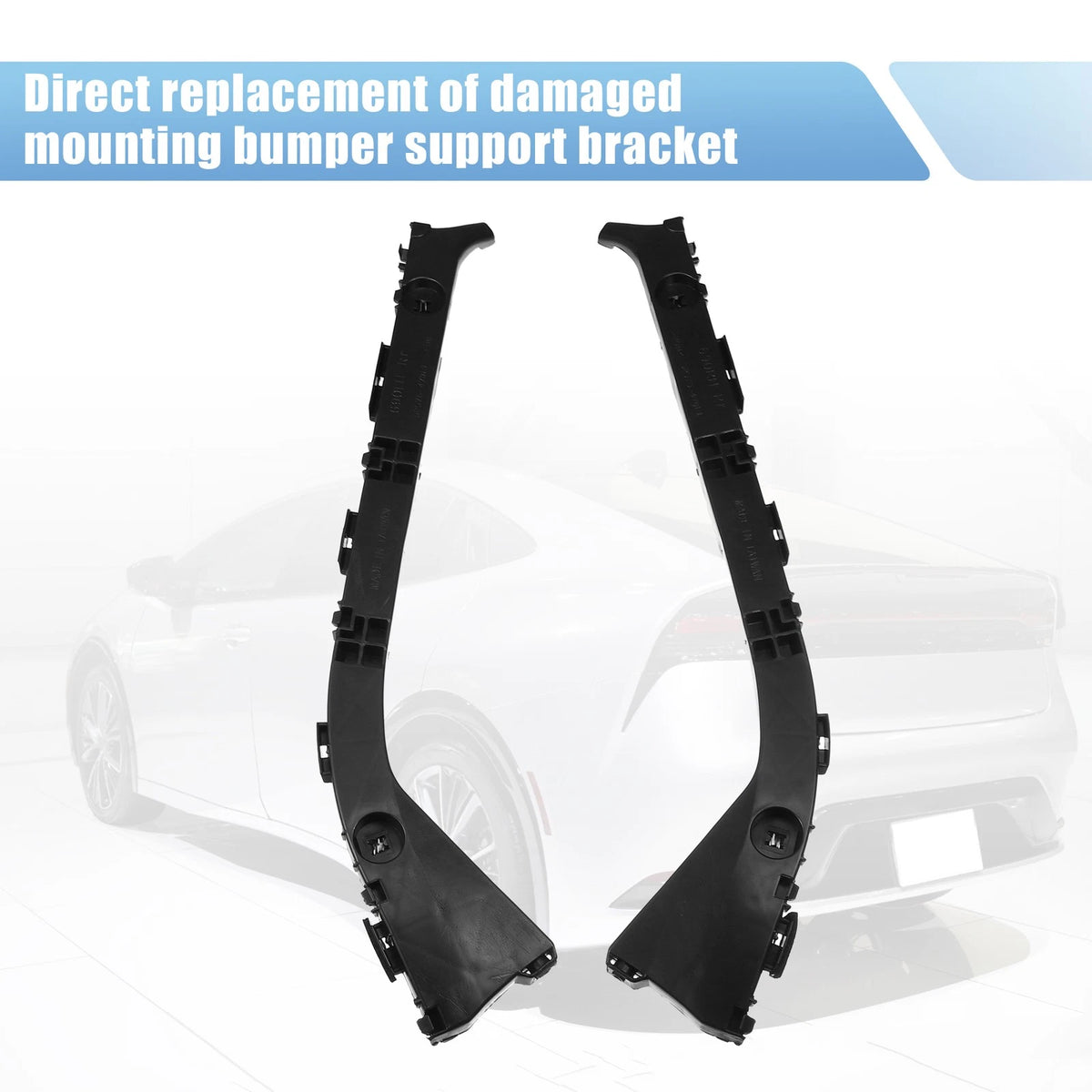 Rear Bumper Bracket for Toyota Prius 1.5L (2010-2015) - Durable Plasti ...