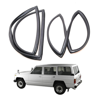 Back Barn Door Window Rubber Weatherstrip for Nissan Patrol Safari Y60 1987-1997