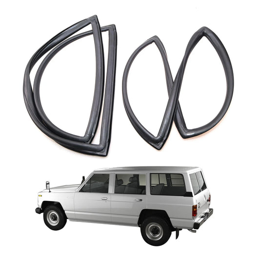 Back Barn Door Window Rubber Weatherstrip for Nissan Patrol Safari Y60 1987-1997