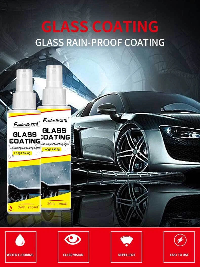 Nano Ceramic Coating for Car Paint, Scratch & Windshield Clean - All Makes