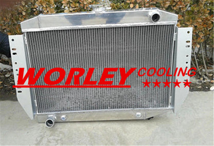 Aluminum Radiator + Fan for Jeep Cherokee/Wagoneer J10 J20 5.9 V8 (1972-1988)