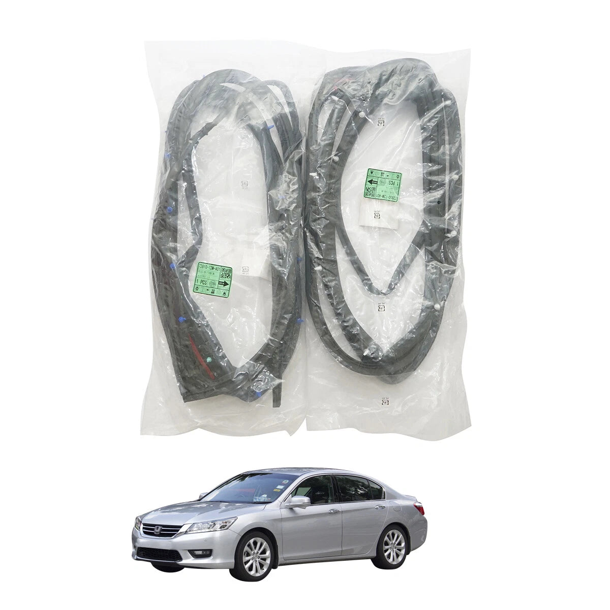 Rear Door Weatherstrip for Honda Accord Sedan 2013-2017