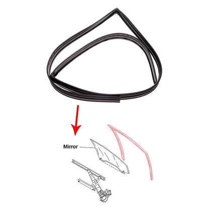 Weatherstrip Glass Run Channel LH for Honda City ZX Sedan 2002-2008