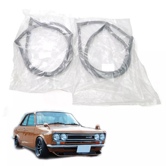 Rear Side Window Weatherstrip Set for Nissan Bluebird Datsun SSS 510 1600 1968-1973