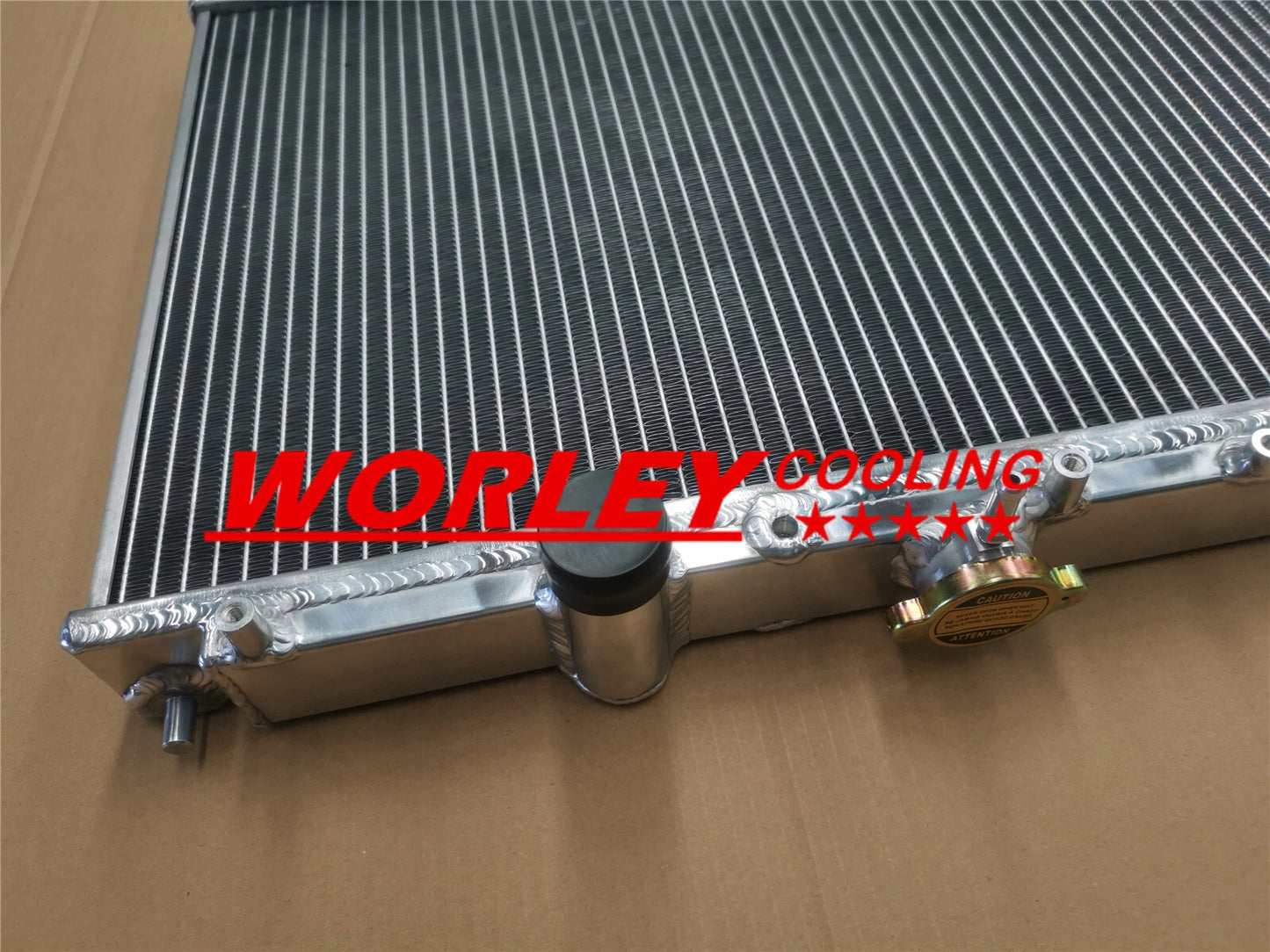 Aluminum Radiator + Dual Fan for Mitsubishi Lancer EVO I-III (1992-1995)
