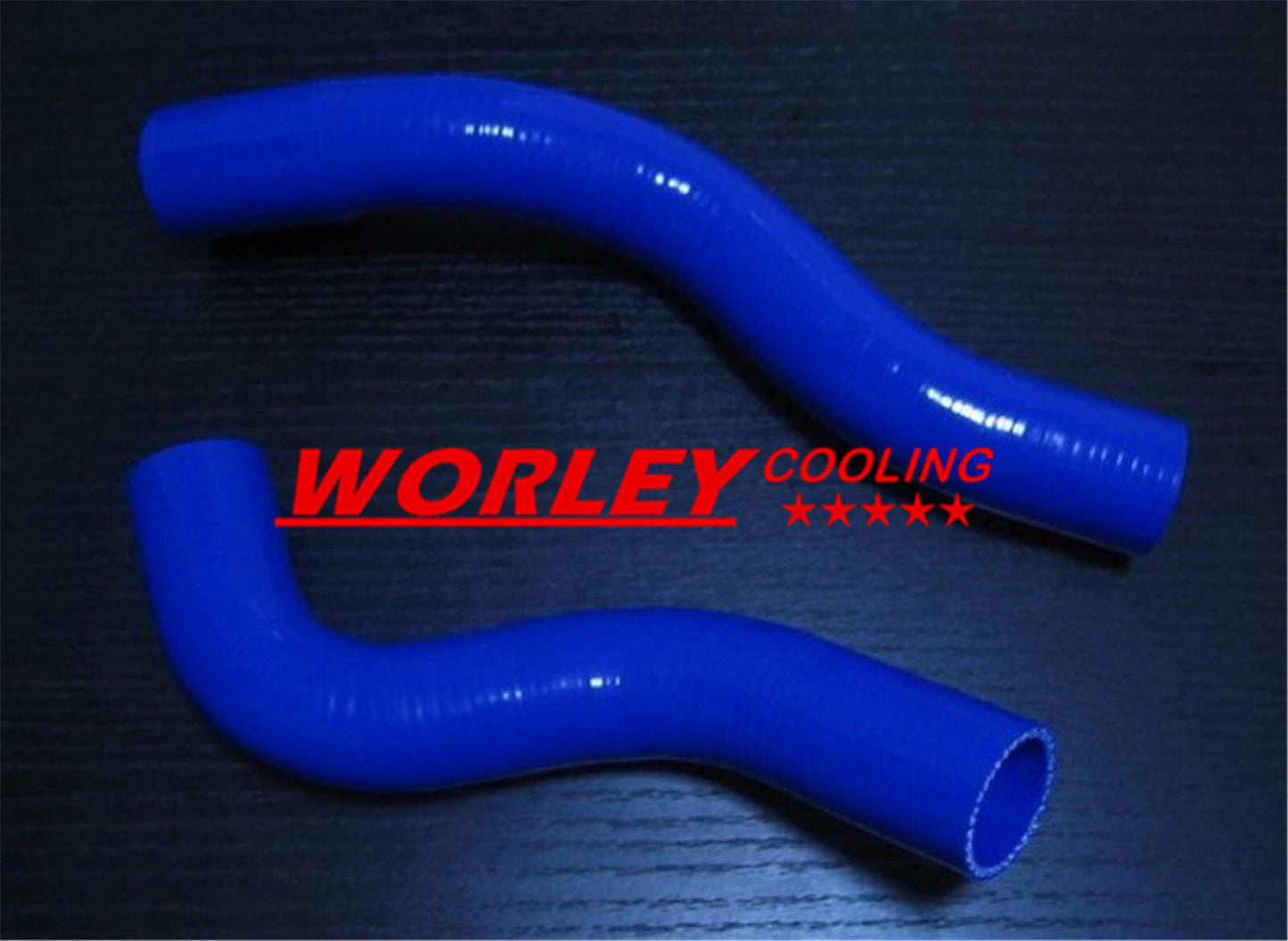 Aluminum Radiator + Blue Hose for Landcruiser HDJ78 HDJ79 HZJ78 HZJ79 (1990-2007)