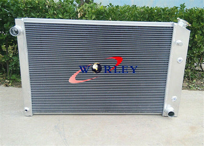 Aluminum Radiator + Fan for Chevy C10 C20 K10 K20 Suburban GMC Truck (1973-1987)