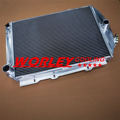 Aluminum Radiator + Fan for Chevy Hot/Street Rod 350 V8 (1938)