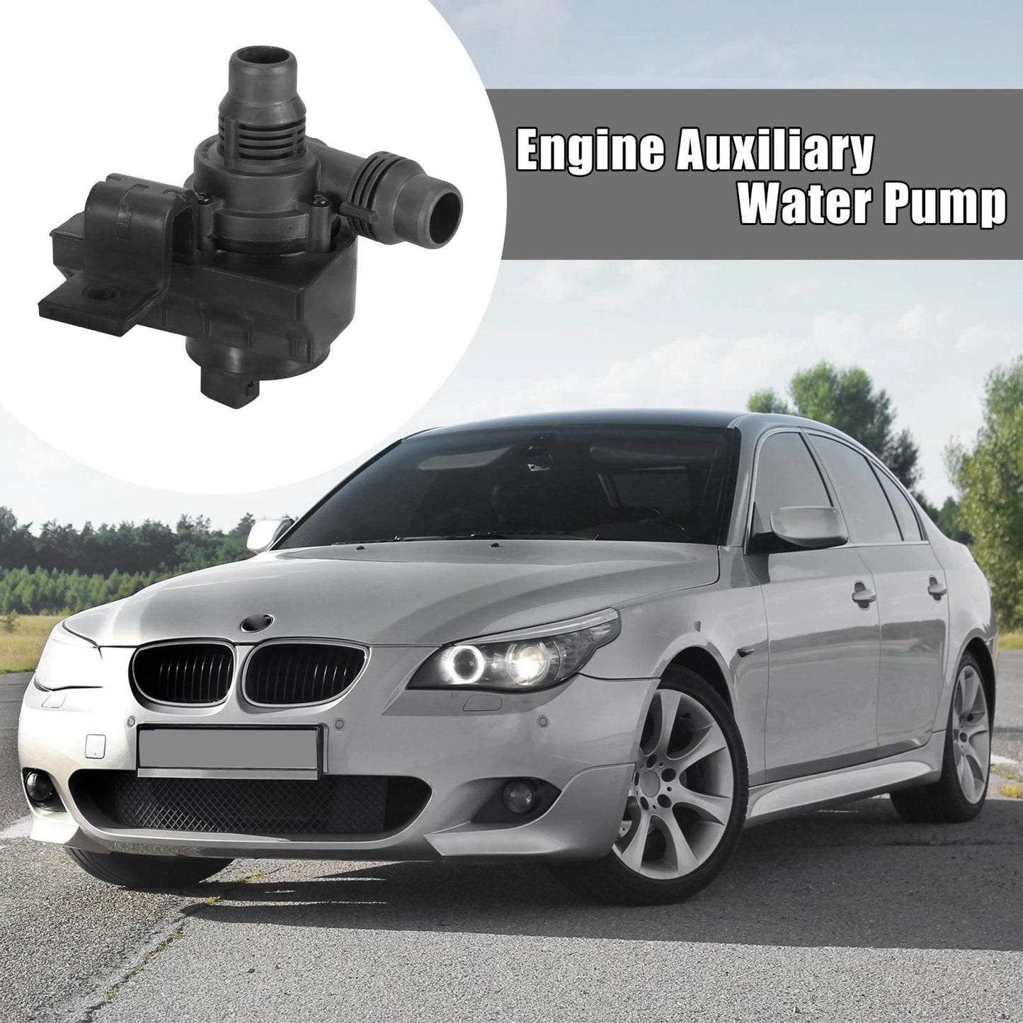 Auxiliary Water Pump for BMW E39 530i 545i 645Ci 550i (1997-2006)