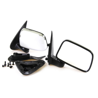 Chrome Manual Door Wing Mirrors x2 for Toyota Hilux2.5TD 1997-2005