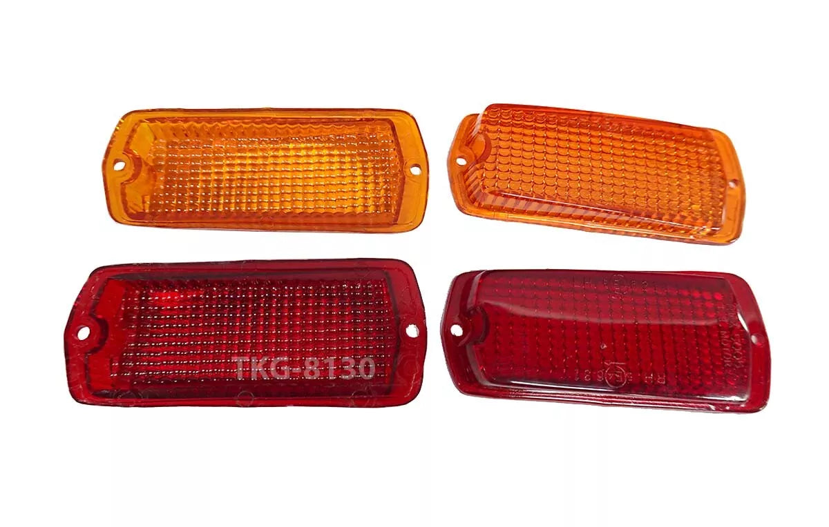 Luces de posición laterales naranja y rojo para Nissan Datsun Fairlady 510 120Y 240Z (1968-1973)