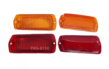 Luces de posición laterales naranja y rojo para Nissan Datsun Fairlady 510 120Y 240Z (1968-1973)