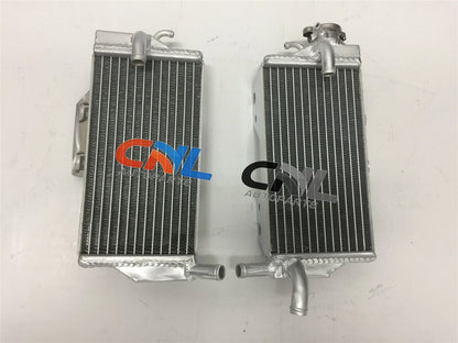 Aluminum Radiator + Blue Hose for Honda CR250R (2005-2007)