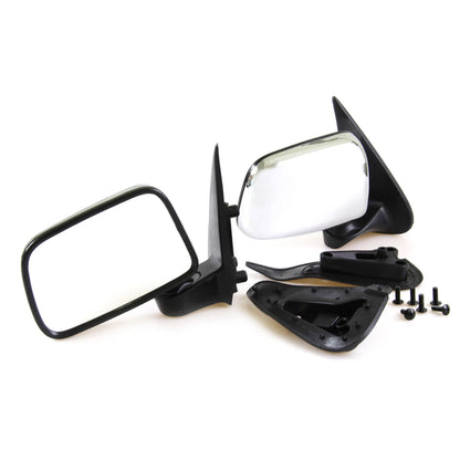 Chrome Manual Door Wing Mirrors x2 for Toyota Hilux2.5TD 1997-2005