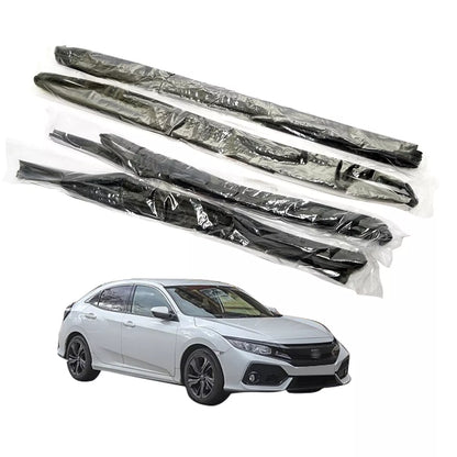 Front Rear Door Glass Run Channel for Honda Civic 4-Door 2017-2020