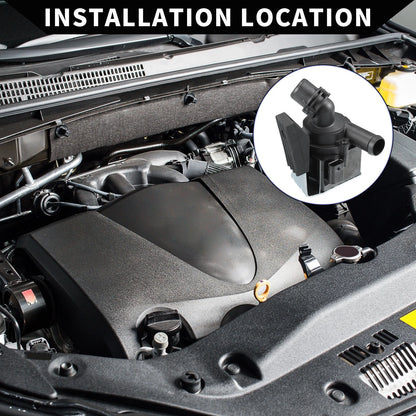 Auxiliary Water Pump for BMW X5 X6 2008-2019 (2 x No. 64119130387, 64119230233)