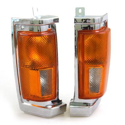 Chrome Side Turn Lights for Nissan D21 1986-1997